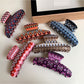 Beau - Elegant Stylish Plaid Hair Clip