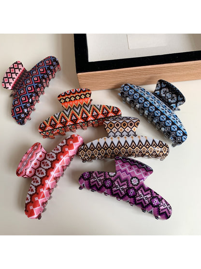 Beau - Elegant Stylish Plaid Hair Clip