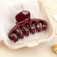 Beau - Solid Color Pumpkin Shaped Claw Clip