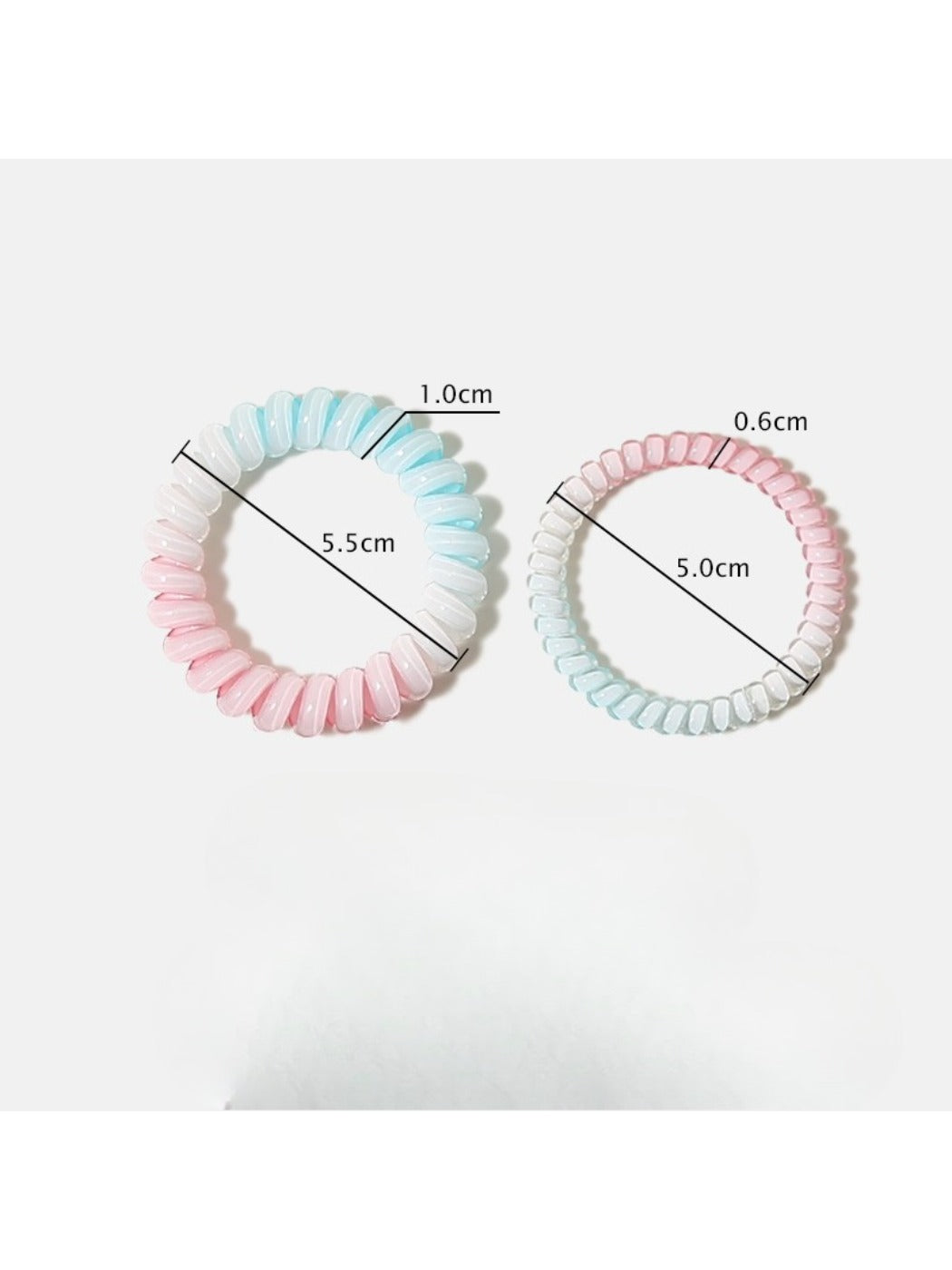 Gifty - 2 Pack Coiled Hair Ties Set