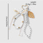 Keypus - Y2K Tassel and Ribbon Heart Keychain Bag Charm