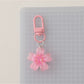 Keypus - Cute Solid Color Cherry Blossom Keychain