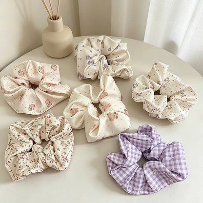 Gifty - Sweet Style Patterned Ponytail Hair Scrunchie
