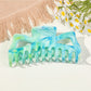 Beau - Elegant Marble-Patterned Shark Hairpin