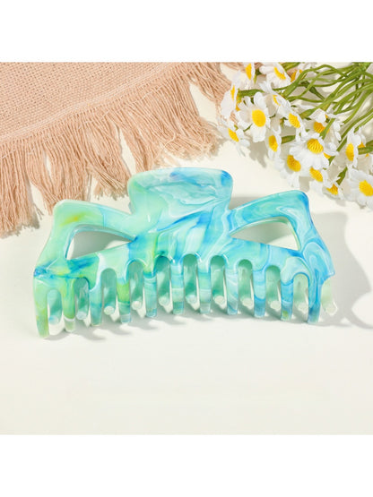 Beau - Elegant Marble-Patterned Shark Hairpin