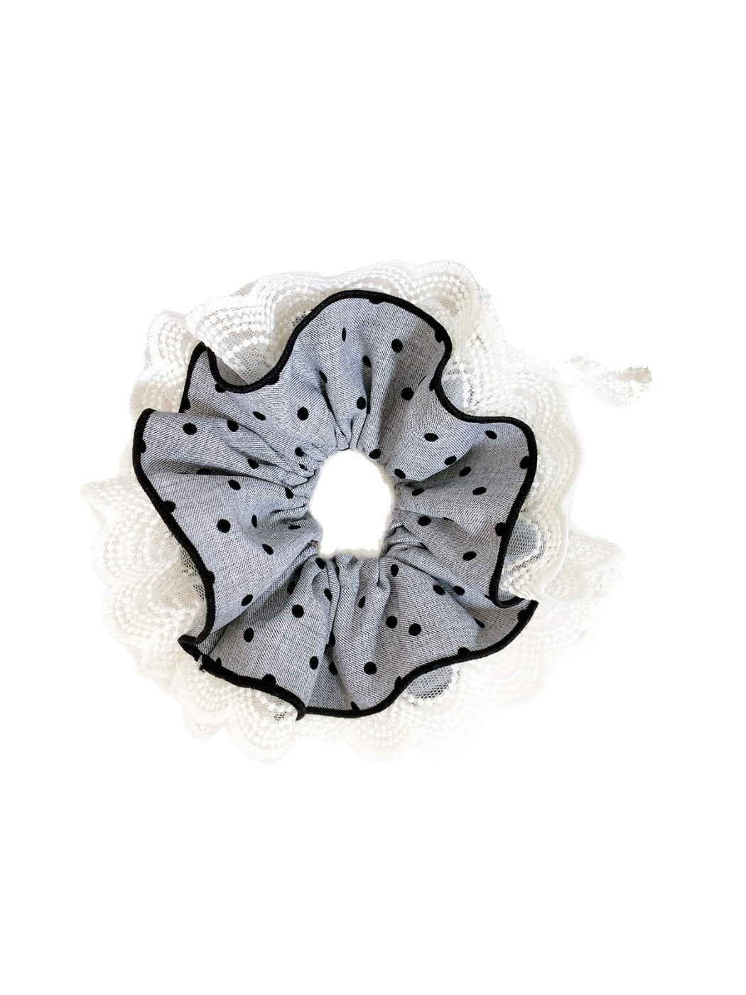 Gifty - Lace Polka Dot Hair Tie