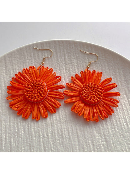 Earedge - Statement Flower Drop Earrings