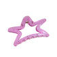 Beau - Glitter Star Shaped Plastic Alloy Claw Clip