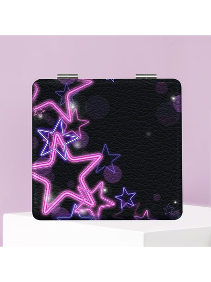 Mirroray - Y2K Cartoon Print Folding Makeup Mirror
