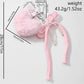Keypus - Y2K Plush Heart Bow Charm Keychain Bag Charm