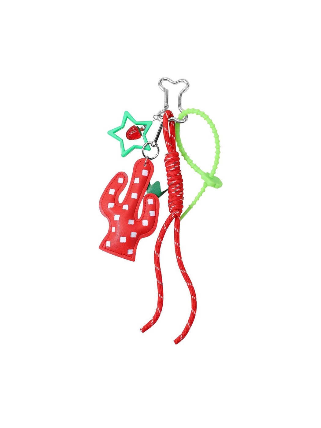 Keypus - Y2K Style Mixed Material Bag Pendant Keychain