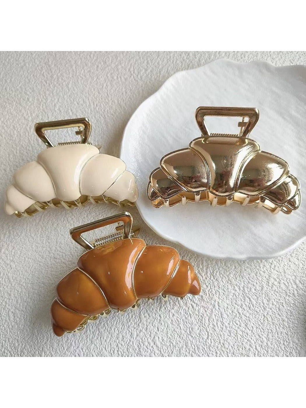 Beau - Metal Solid Color Hair Clip