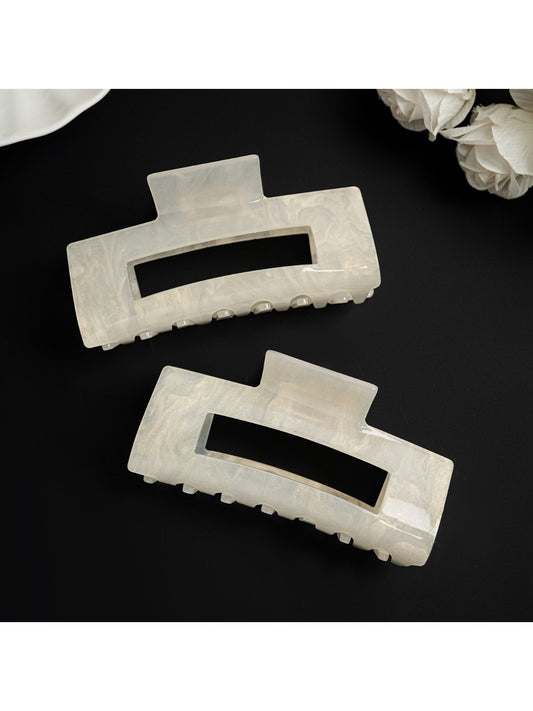 Beau - Solid Gloss Openwork Hair Claw Clip