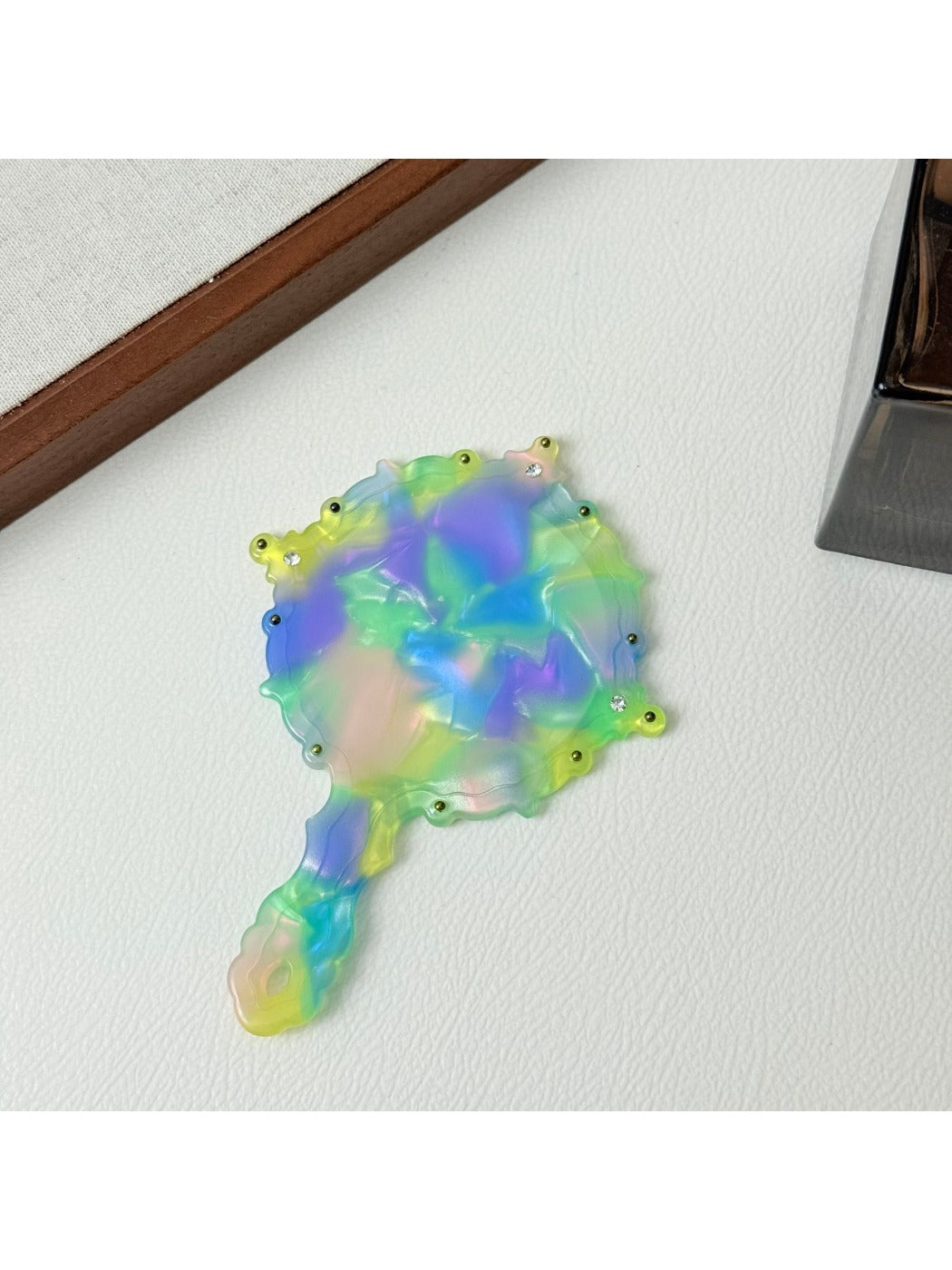 Mirroray - Fashion Pattern Hand-Held Mirror Portable