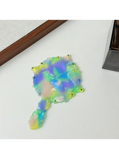 Mirroray - Fashion Pattern Hand-Held Mirror Portable