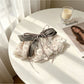 Beau - Lace Embroidered Ribbon Bow Hair Clip