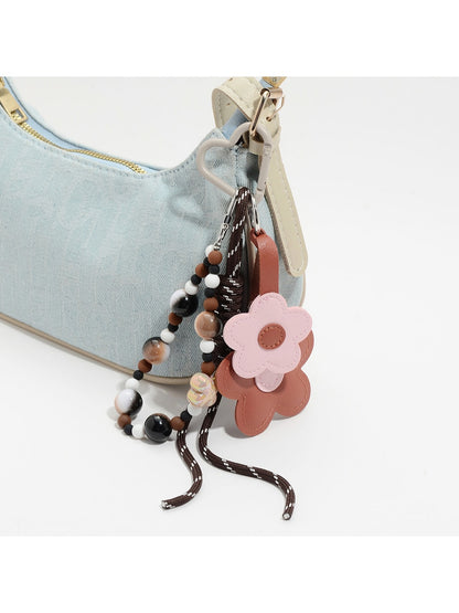 Keypus - Retro Bow Tassel Flower Keychain Bag Charm