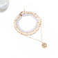 Nozari - Ocean Style Beaded Sun Drop Statement Necklace