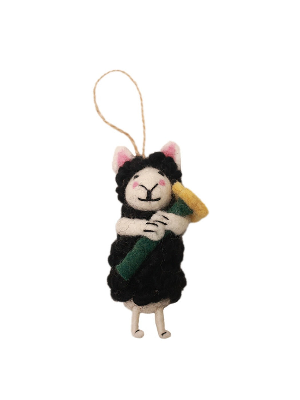 Fletery - Cute Sheep Hanging Ornament 3D Plush Doll