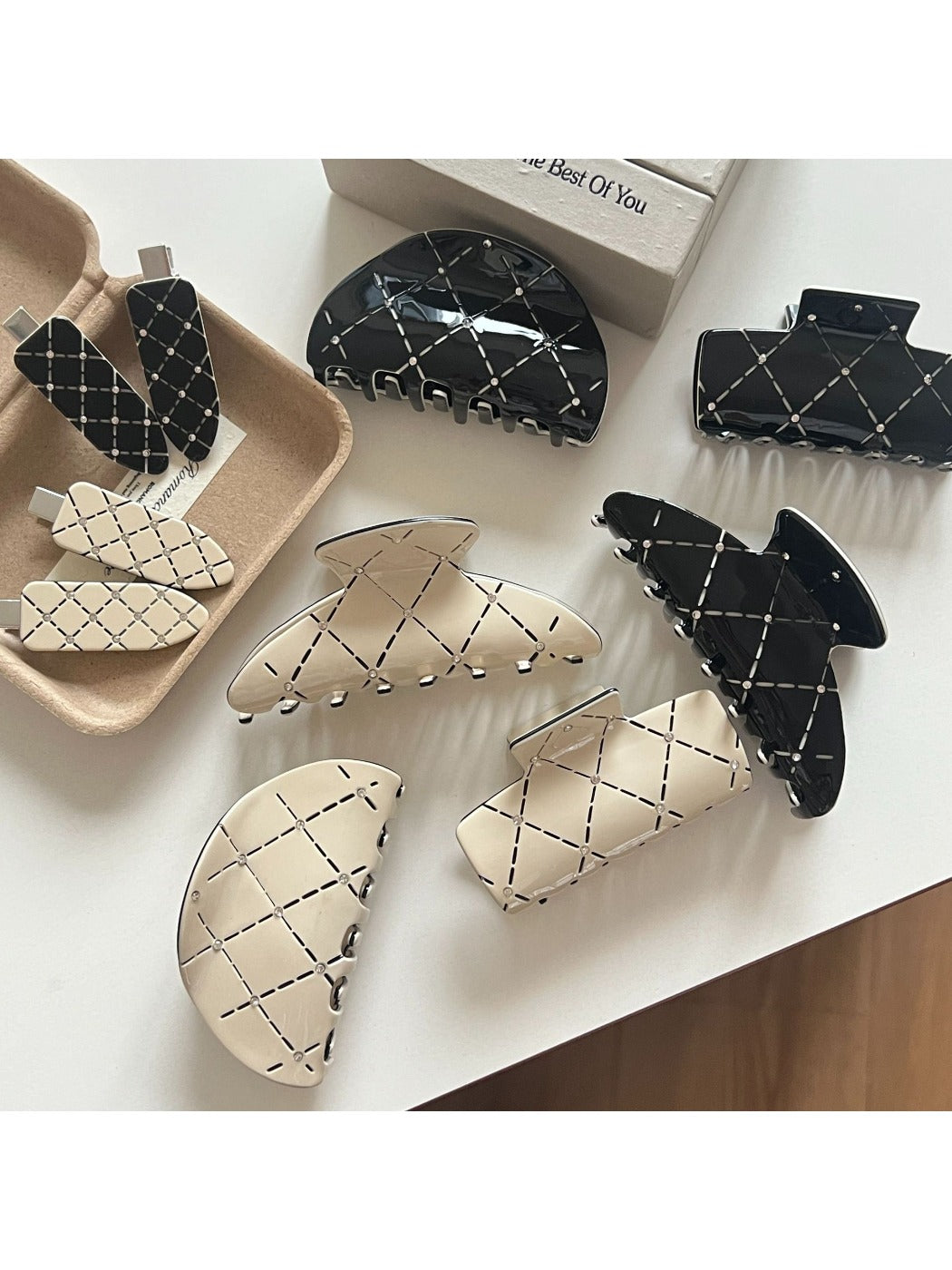 Beau - Elegant Versatile Plaid Barrette