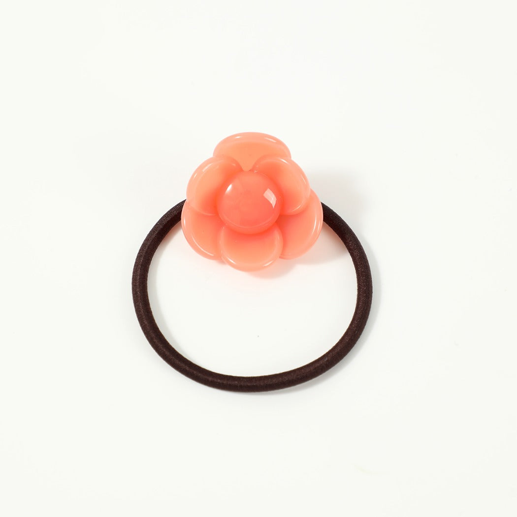 Gifty - Acetate Flower Hair Tie for High Ponytail Bun