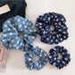 Gifty - Retro Blue Fashion Scrunchie