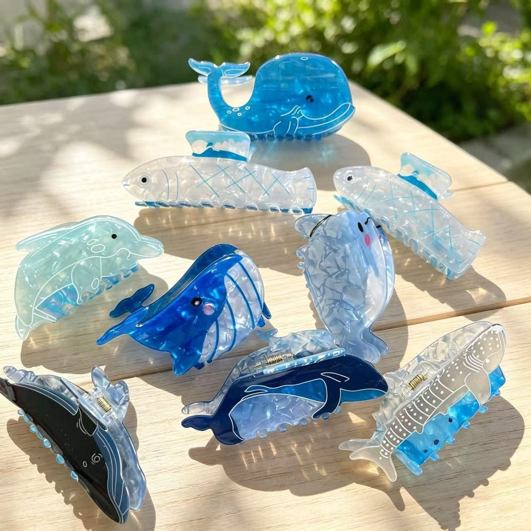 Beau - Ocean Animal Shape Acrylic Claw Clip