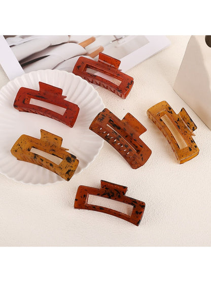 Beau - Vintage Acetate Brown Hair Clip