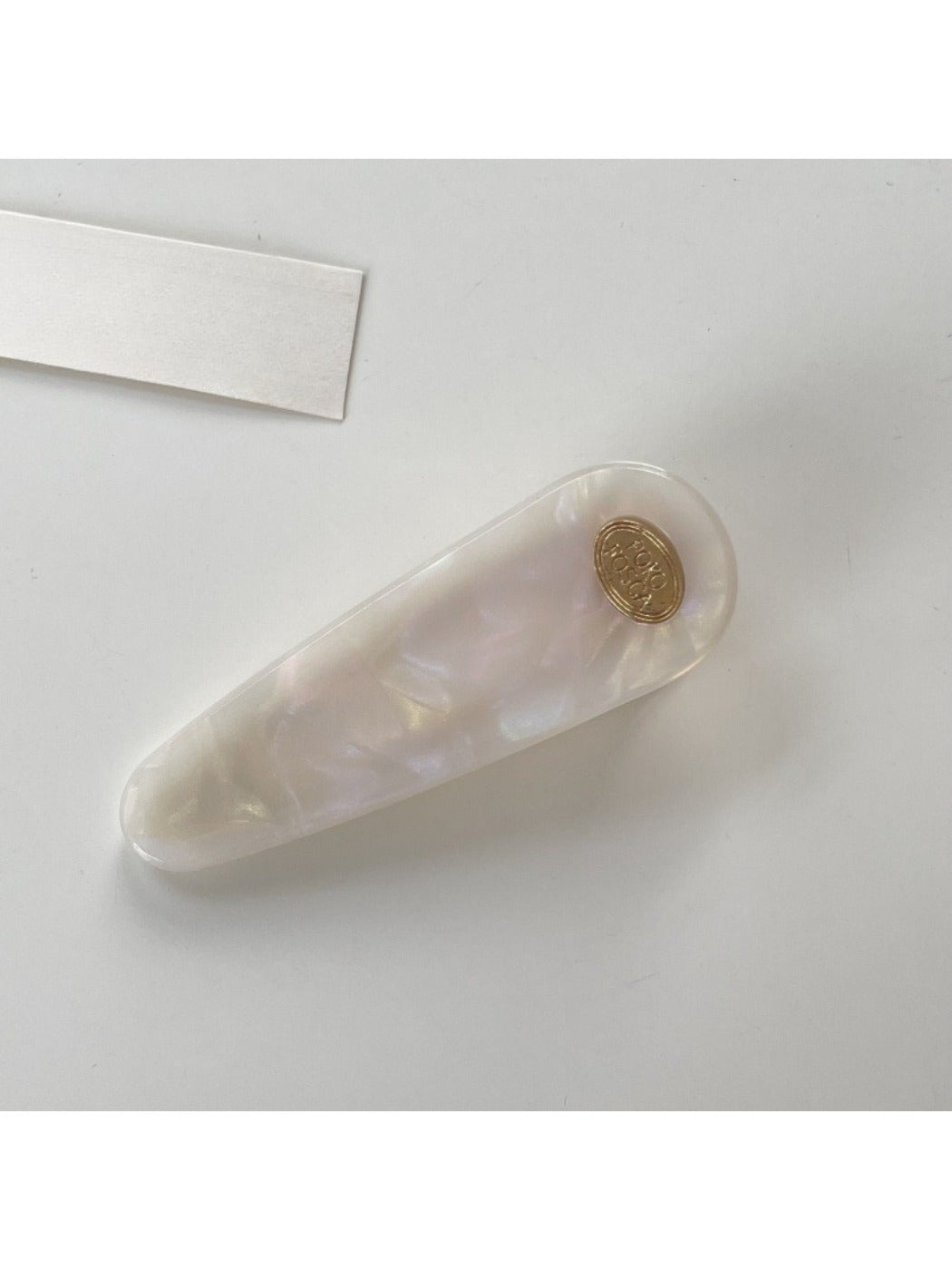 Beau - Water Droplet Type Acetate Hair Clip