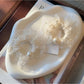 Gifty - Lace Trim Beaded Elastic Scrunchie