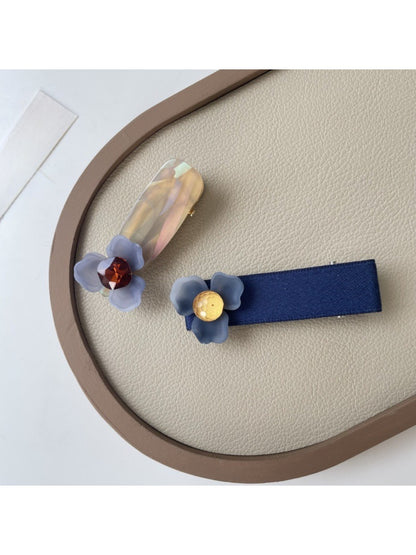 Beau - Fashionable Floral Pattern Acetate Hair Clip