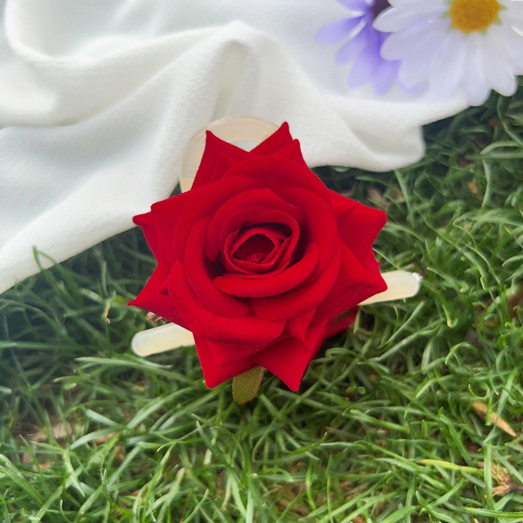 Beau - Bright Rose Shape Sweet Style Claw Clip