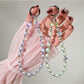 Keypus - Butterfly Beaded Phone Charm Keychain