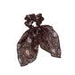 Gifty - Paisley Ribbon Tail Polyester Scrunchie