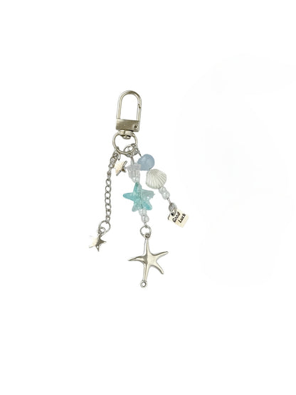 Keypus - Geometric Starfish Phone Charm Keychain