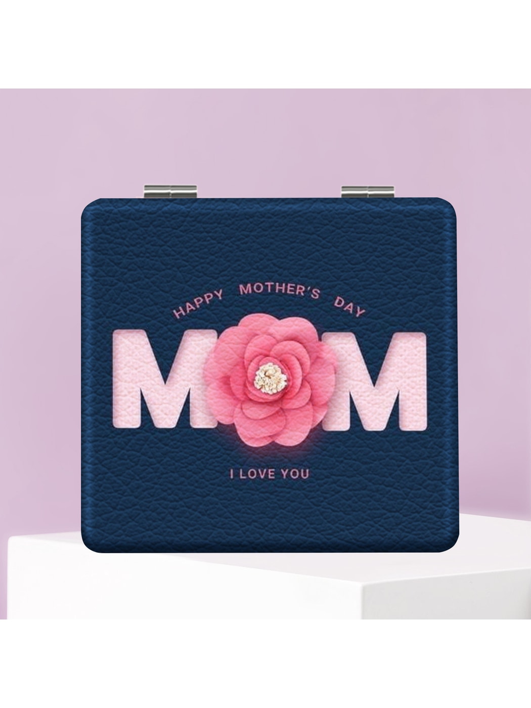 Mirroray - Floral Print Portable Folding Makeup Mirror