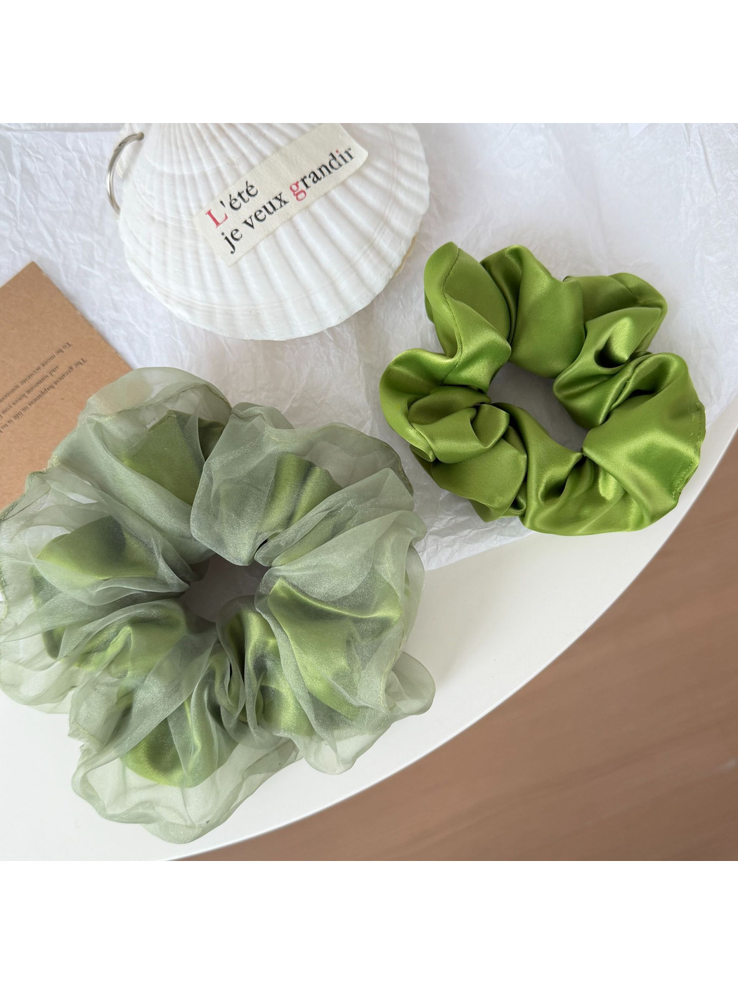Gifty - Sweet Style Polyester Fabric Hair Scrunchie