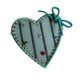 Beau - Plaid Bow Heart-Shaped Hair Clip