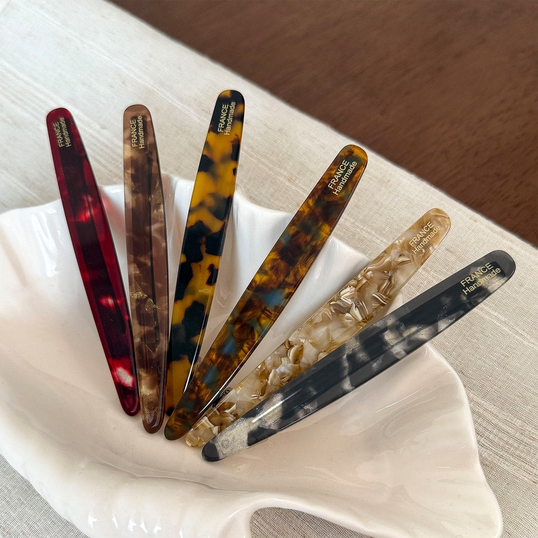 Beau - Minimalist Acetate One Line French Barrette