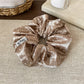 Gifty - Satin Polka-Dotted Scrunchie