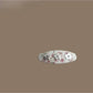Beau - Botanical Print Bow Accent Oval Hair Clip