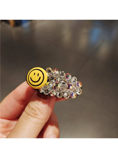 Beau - Yellow Smiley Hair Clip