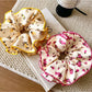 Gifty - Floral Print Double Layer Scrunchie Sweet