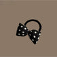 Gifty - Cute Bow Detail Polka Dot Hair Tie