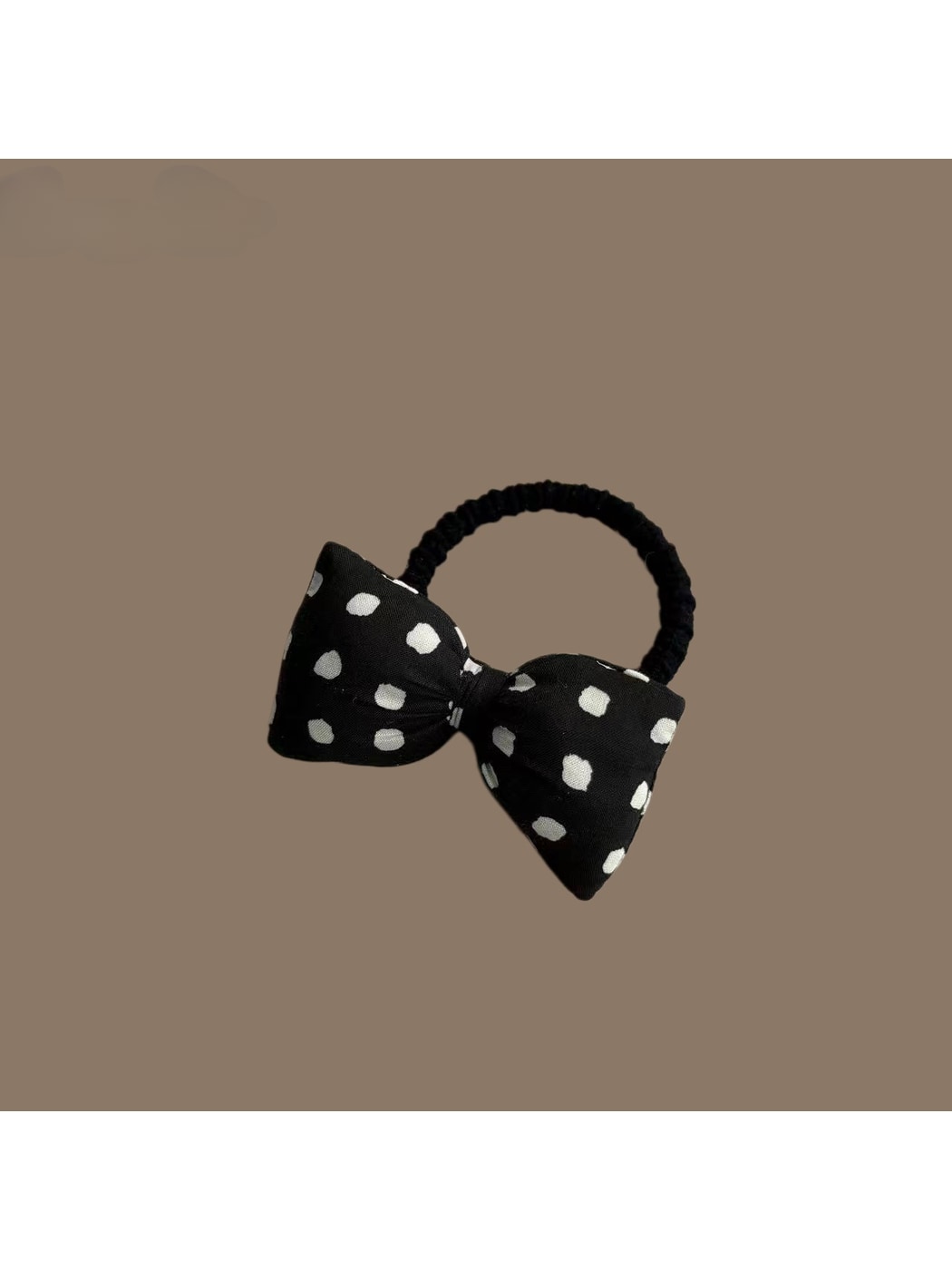 Gifty - Cute Bow Detail Polka Dot Hair Tie