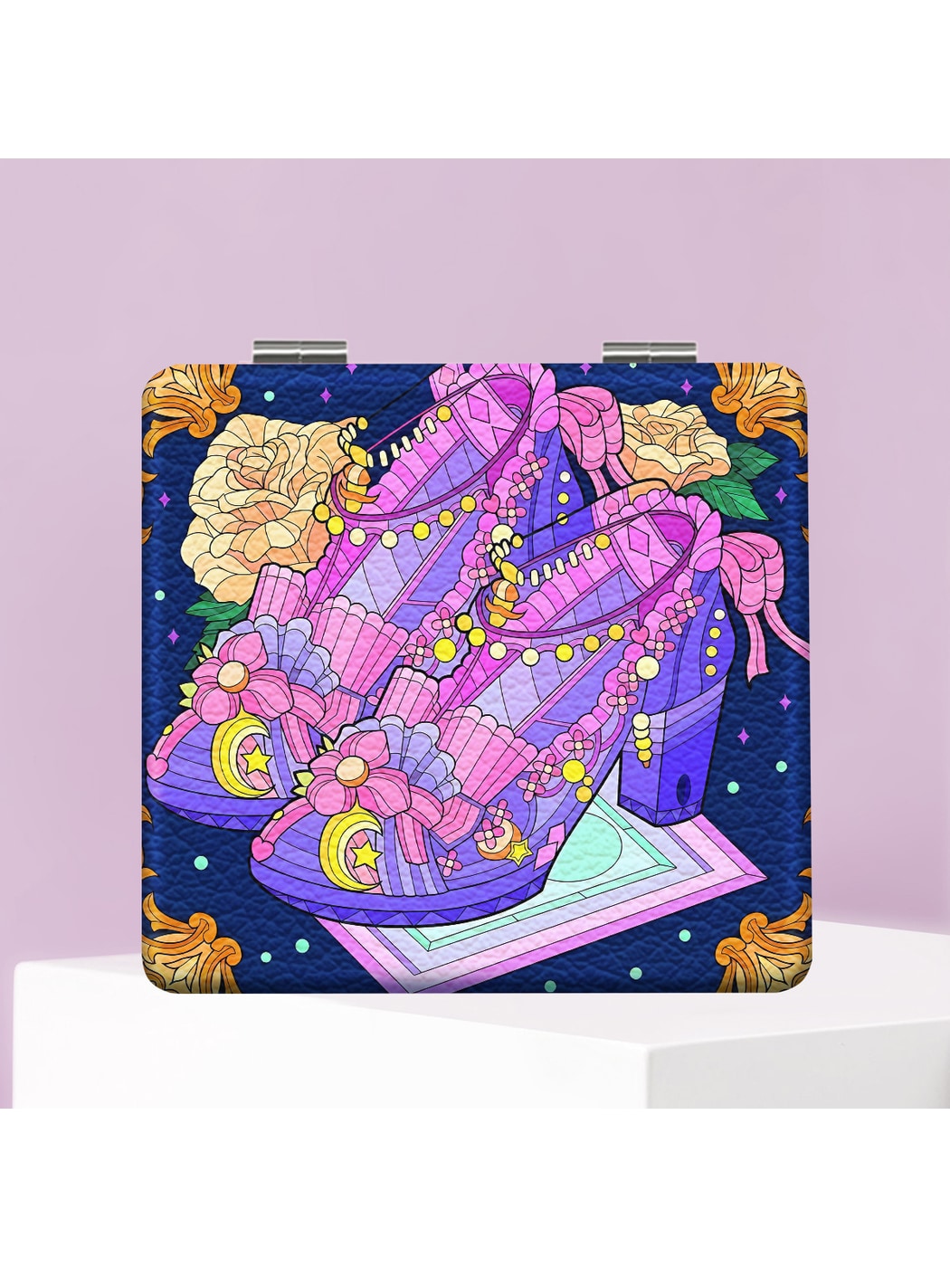 Mirroray - Party Theme Cartoon Print Makeup Mirror