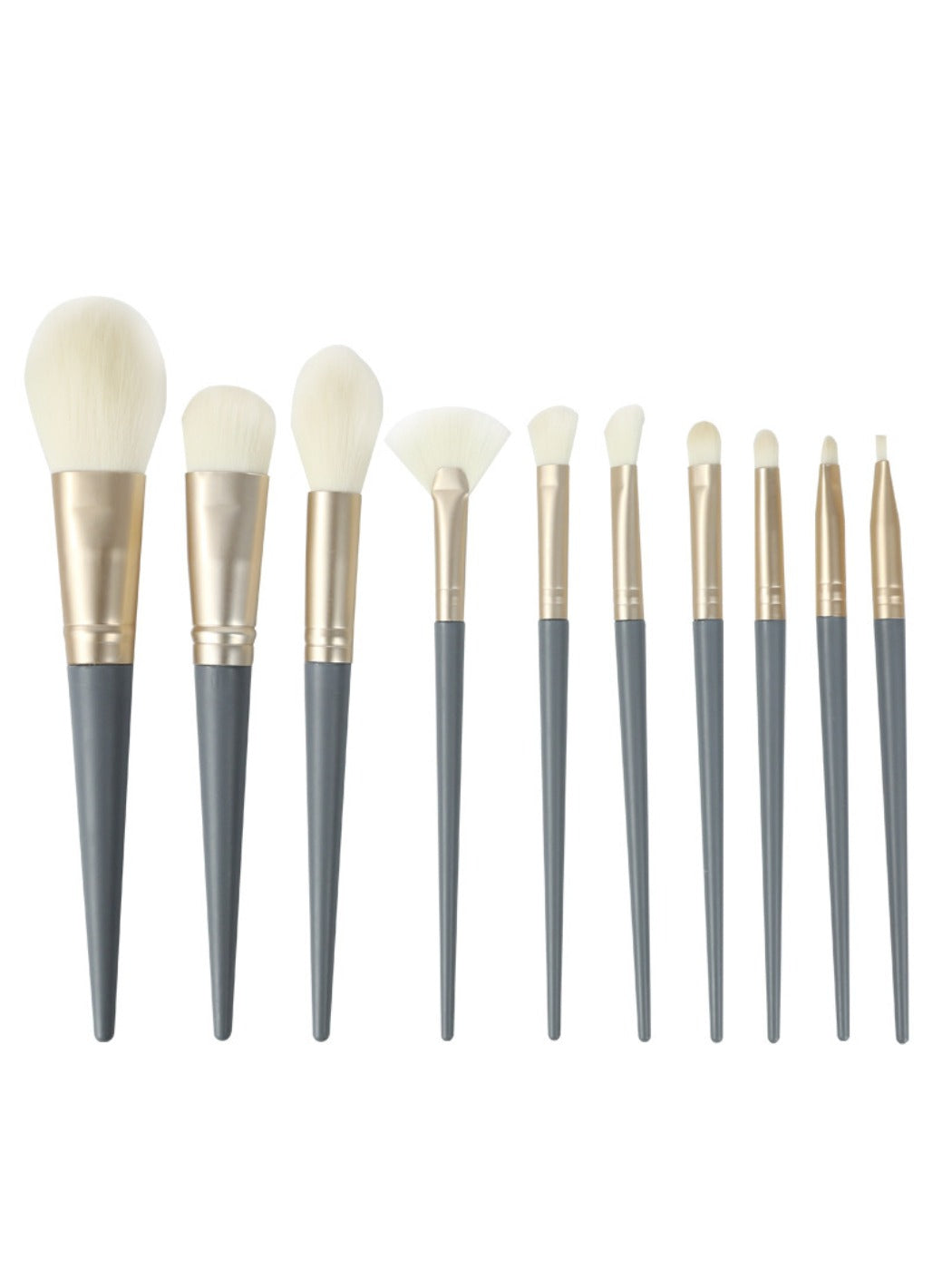 Smoosh - 10 Piece Blue Makeup Brush Set