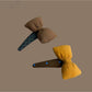 Beau - Vintage Polka Dot Fabric Bow Hair Clip