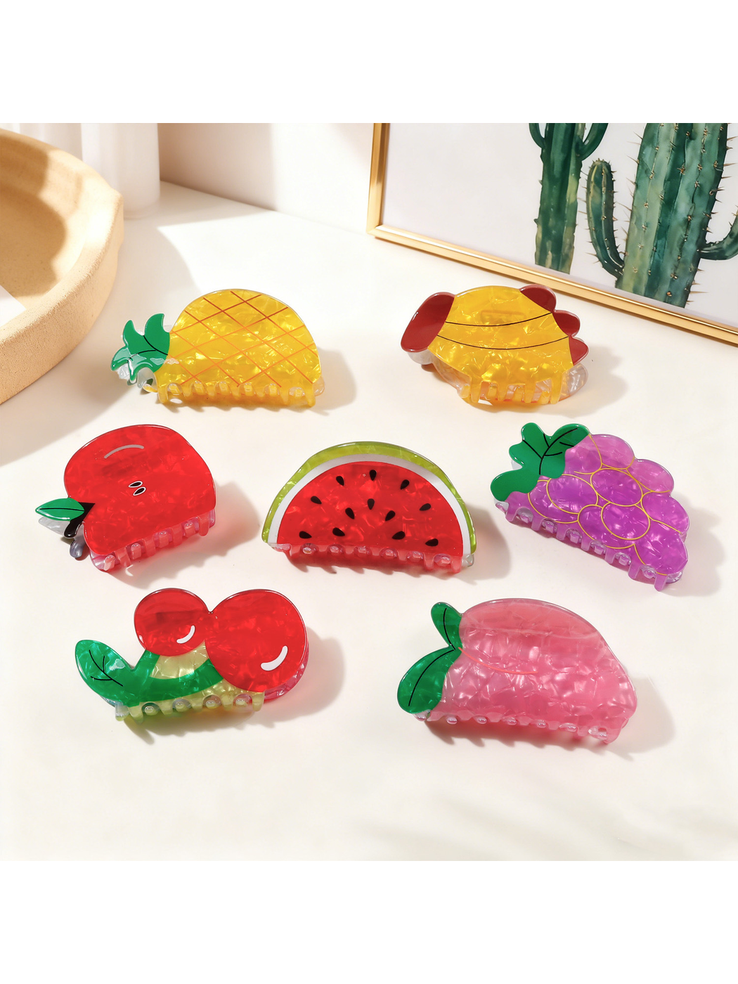 Beau - Glossy Fruit Shape Sweet Style Claw Clip