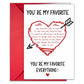 Carduria - Valentine's Day Heart Motif Greeting Card